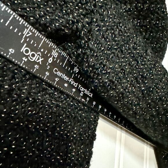 REQUIRMENTS Jacket Women Size 16 Black Woven Tweed Button Down Collared Acrylic - Picture 3 of 6